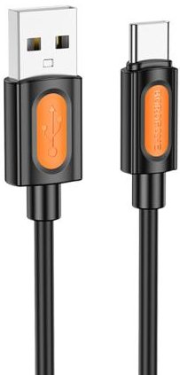 

Кабель Borofone BX114 USB Type-A - USB Type-C (1 м, черный)