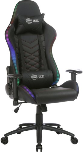 Игровое (геймерское) кресло CACTUS CS-CHR-0099BLR (черный/красный)