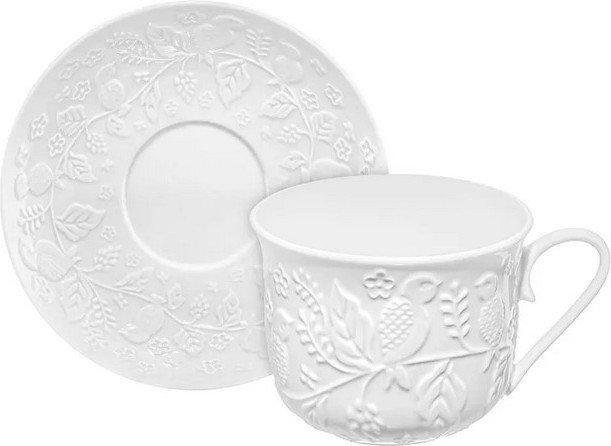 

Чашка с блюдцем Elan Gallery Птички на ветке 950448