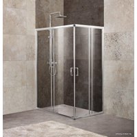Душевой уголок BelBagno UNIQUE-A-2-75/90-P-Cr (рифленое стекло)
