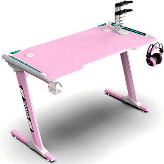 Геймерский стол Shanghai Yidu Electronic AOR с подсветкой RGB 140x60 (розовый)