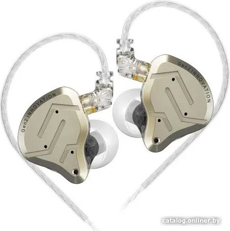 Наушники KZ Acoustics ZSN Pro 2 (без микрофона, золотистый)