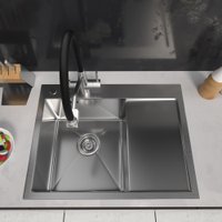 Кухонная мойка ARFEKA ECO AR 650*500 L SATIN