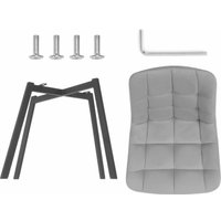 Стул Notta Челси (латте/белый каркас)