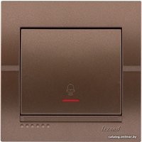 Выключатель Lezard Deriy 702-3131-113 (коричневый)