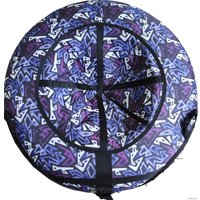 Тюбинг Emi Filini Design Lux 120 см (фиолетовый/граффити)