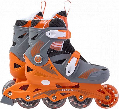 

Роликовые коньки Ridex Swipe Orange S (р. 31-34, оранжевый/серый)