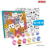 Картина по номерам Школа талантов Милые котята 4719045