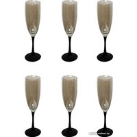 Набор бокалов для вина Glasstar Мед & Black Leg 3 RNHKB-1687-3 (6 шт)