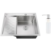 Кухонная мойка РМС MRK-6350R (с дозатором)