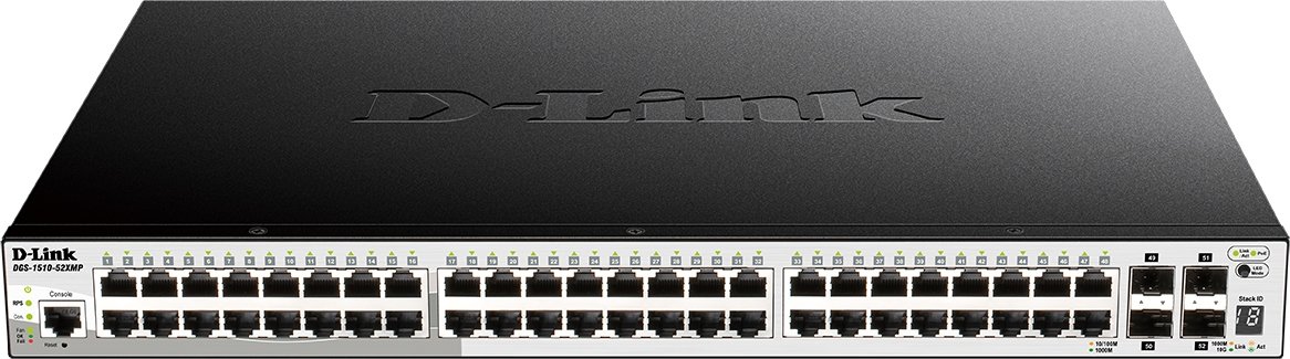 

Управляемый коммутатор уровня 2+ D-Link DGS-1510-52XMP/A1A