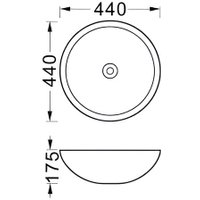 Умывальник Aquatek AQ5354-MW (матовый белый)