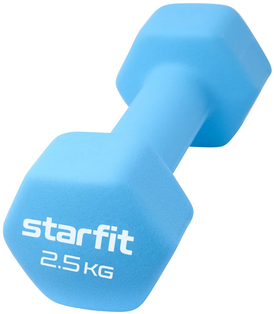 

Гантель Starfit DB-201 2.5 кг (синий пастель)