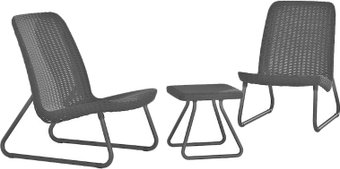 Набор садовой мебели Keter Rio Patio 17197637 (графит)