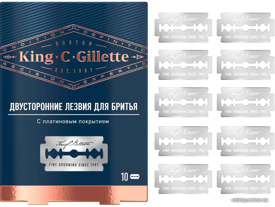 Набор сменных лезвий Gillette King C. 81743503