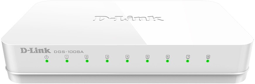 

Неуправляемый коммутатор D-Link DGS-1008A/E1A