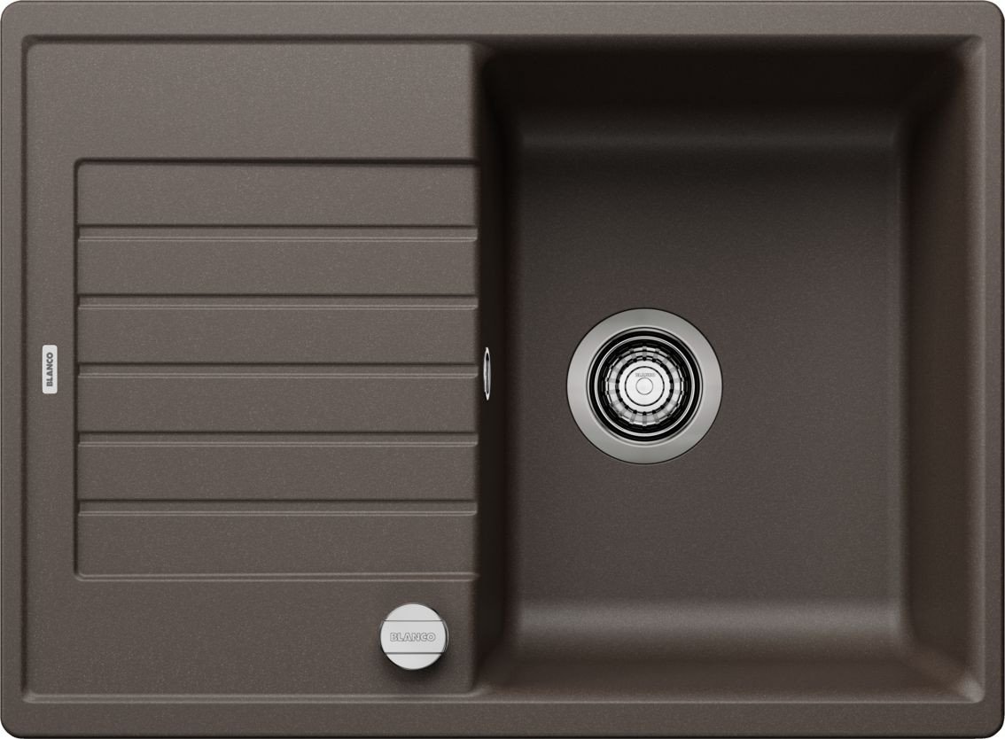 Кухонная мойка Blanco Zia 45 S Compact 524720 (кофе, клапан-автомат)