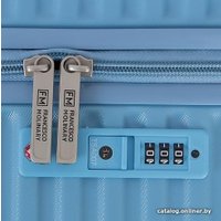 Чемодан-спиннер Francesco Molinary 199-19151/3-20 (голубой)