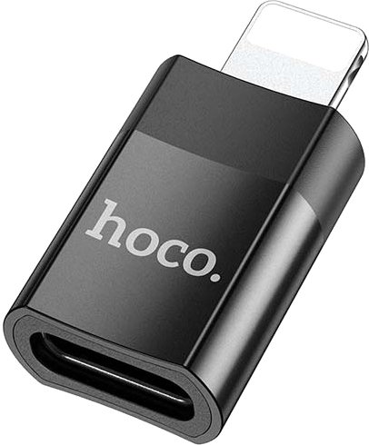 

Адаптер Hoco UA17 USB Type-C - Lightning (черный)