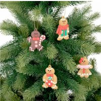 Елочная игрушка Золотая сказка Пряничные человечки 592146 (12 шт)