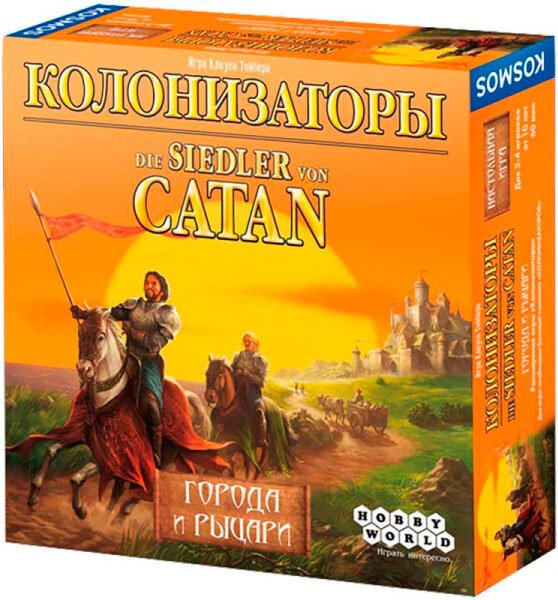 

Настольная игра Мир Хобби Колонизаторы Catan: Города и рыцари 2024