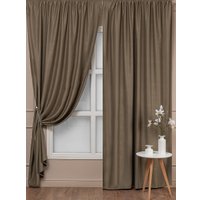 Комплект штор Amore Mio Блэкаут однотонный 6ML Milan-043 150x270 92884 (коричневый)