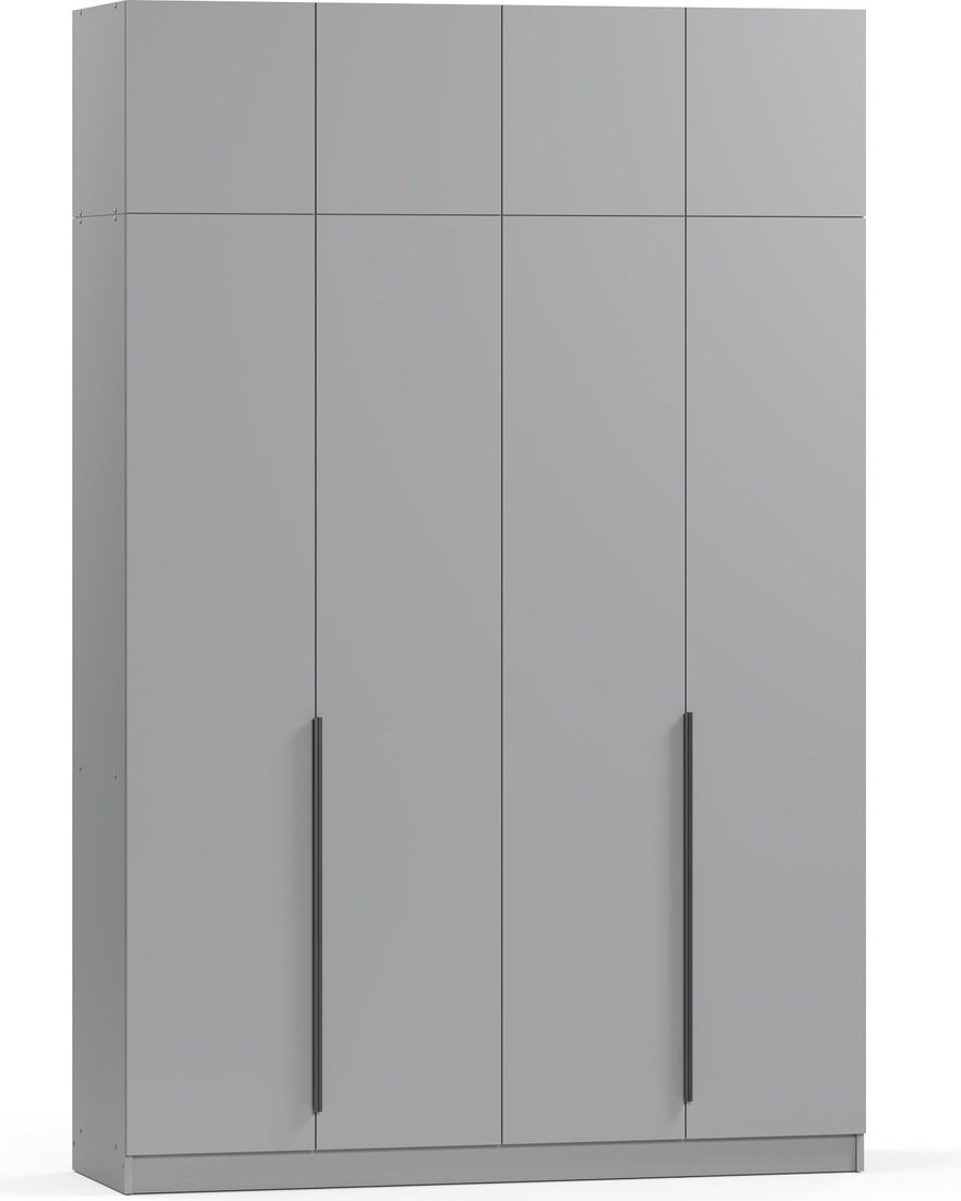 Шкаф распашной Soma Lord Black 160x240 (серый)