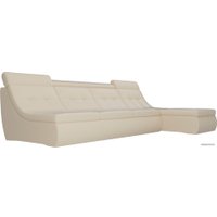 Модульный диван Лига диванов Холидей люкс 105572 (экокожа, бежевый)
