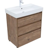  Aquanet Тумба под умывальник Nova Lite 75 302474 (дуб рустикальный)