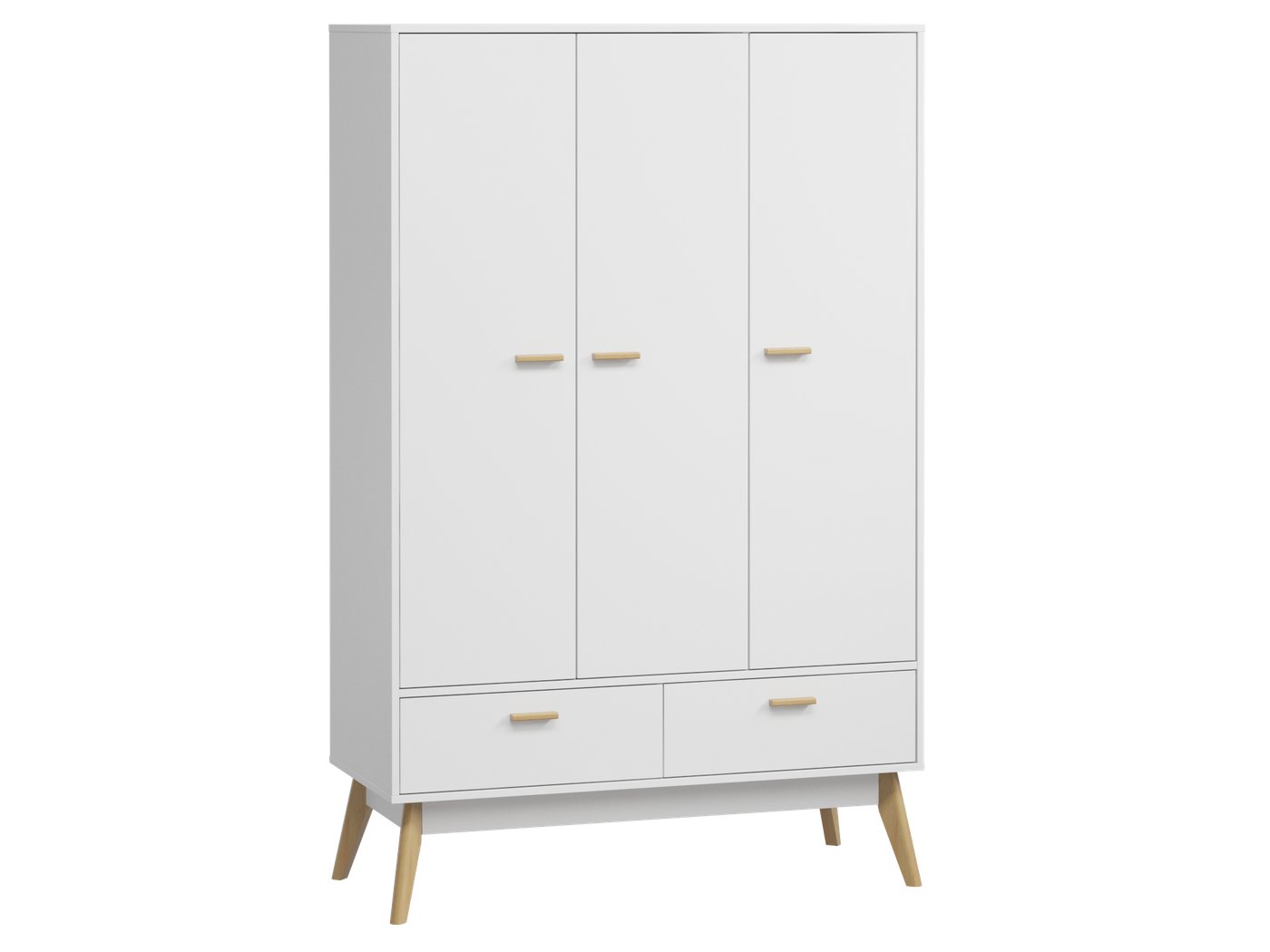 

Шкаф распашной ЛофтМебель Олимпик 3 двери VR-00003279 (белый)