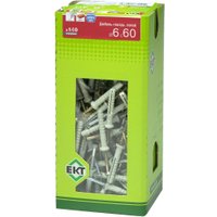 Дюбель-гвоздь ЕКТ Потайной 6x60 BW000007 (140 шт, нейлон)