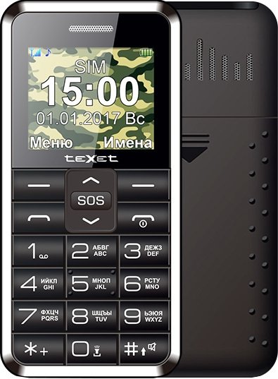 

Кнопочный телефон TeXet TM-101