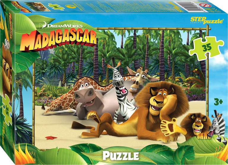 

Пазл Step Puzzle Мадагаскар 3 91185 (35 эл)