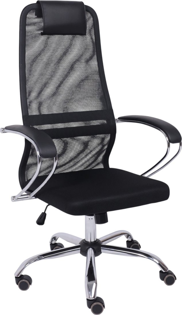 

Офисное кресло AksHome Iris Chrome DMS (хром/черный)