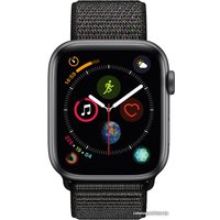 Умные часы Apple Watch Series 4 LTE 44 мм (алюминий серый космос/нейлон черный)