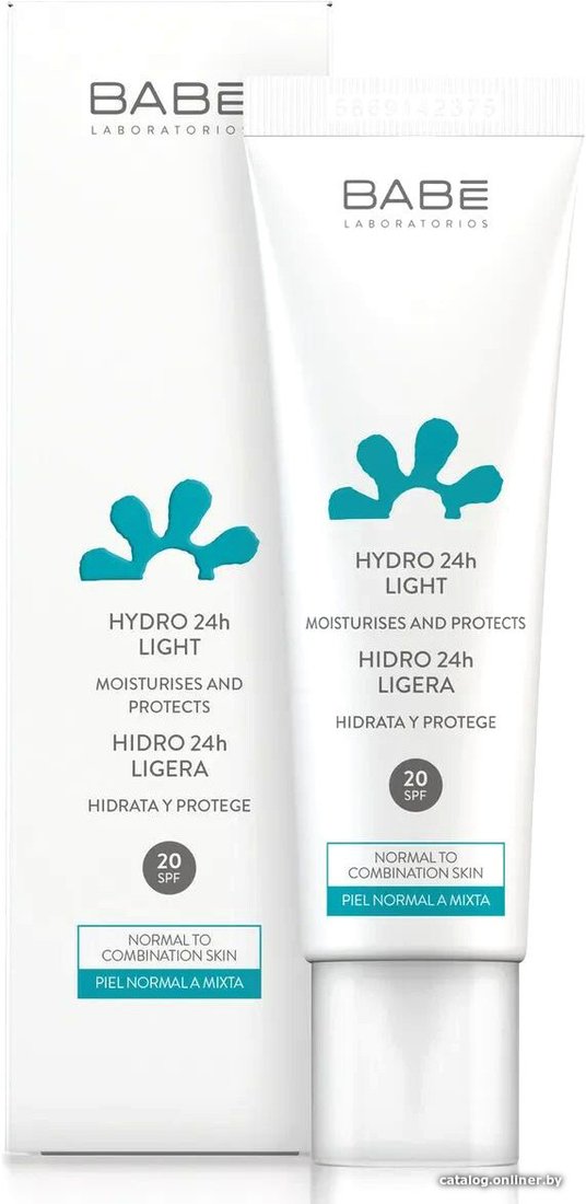 Laboratorios BABE Крем для лица Увлажняющий легкий 24 часа SPF 20 (50 мл)