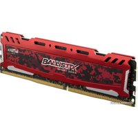 Оперативная память Crucial Ballistix Sport LT Red 8GB DDR4 PC4-19200 [BLS8G4D240FSEK]
