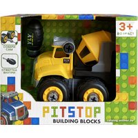 Конструктор Pit Stop Building Blocks Бетономешалка