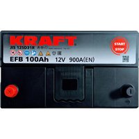 Автомобильный аккумулятор KRAFT EFB L+ (100 А·ч)