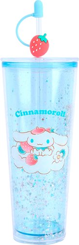 Многоразовый стакан Miniso Sanrio characters Strawberry collection 800мл (голубой)