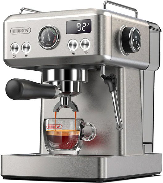 Рожковая кофеварка Hibrew H10A (серебристый)