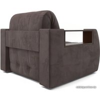 Кресло-кровать Мебель-АРС Барон №3 (микровельвет, коричневый кордрой)