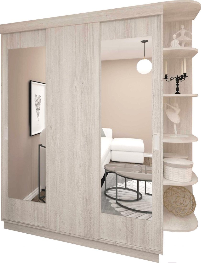 

Шкаф-купе ЭлиГард Лагуна ШЛ-06.П.2 (сосна каньон)