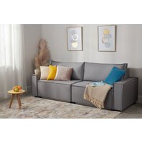 Диван Mio Tesoro Дюссельдорф 293 1.5ек-1.5ек (1174 Savanna Plus Ash)