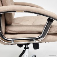 Офисное кресло TetChair Softy LUX (флок, бежевый)