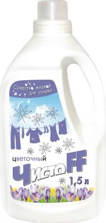 

Гель для стирки ЧистоFF Цветочный 1.5 л