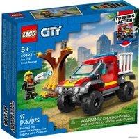 Конструктор LEGO City 60393 Спасательный пожарный внедорожник