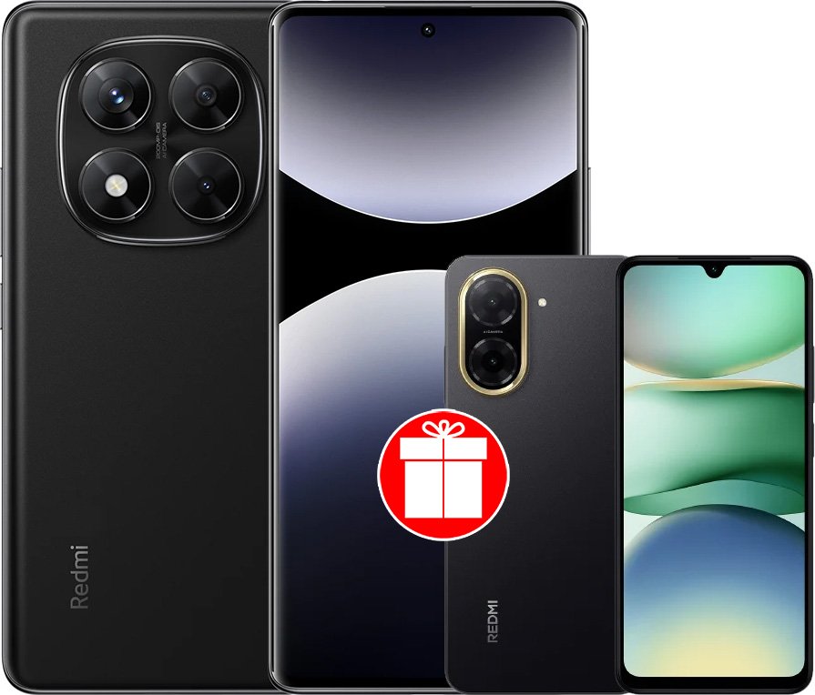 

Телефон Xiaomi Redmi Note 14 Pro 8GB/256GB международная версия (черный) + Xiaomi Redmi A5 3GB/64GB (полуночный черный) по акции