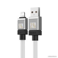 Кабель Baseus CoolPlay Series Fast Charging Data Cable 2.4A USB Type-A - Lightning (2 м, белый)
