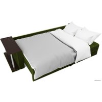 Диван Лига диванов Атлантида 102221 (микровельвет, зеленый)